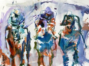 Impresionismo Painting - yxr008eD impresionismo deporte carreras de caballos
